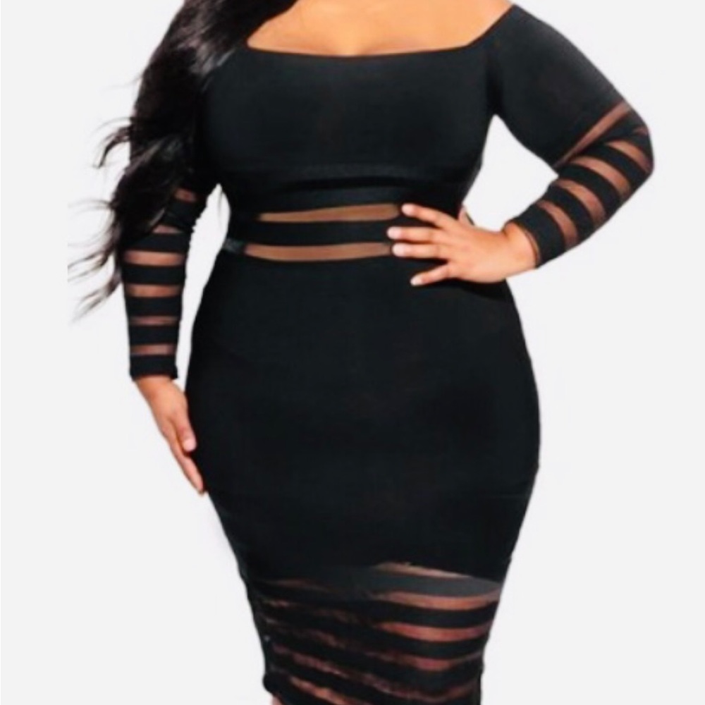 Glam Plus Dress